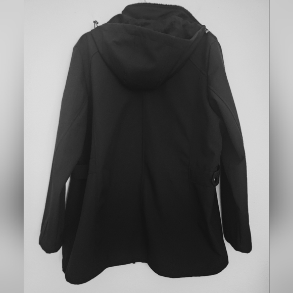 ZeroXposur Hooded Full Zip Fleece Lined Black Winter Coat Sz 1X/1XG - Picture 6 of 15